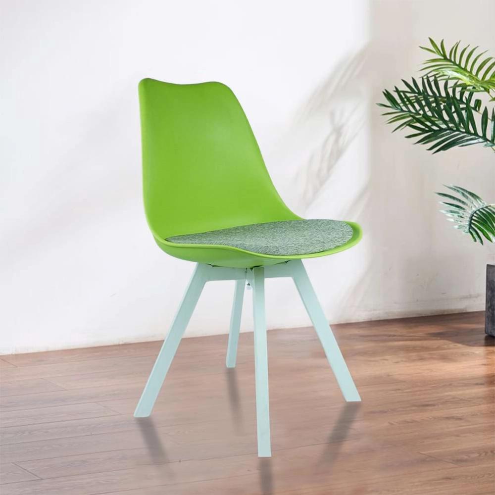 Solfa Heavy Duty Tulip Chair White Stand CH01MW